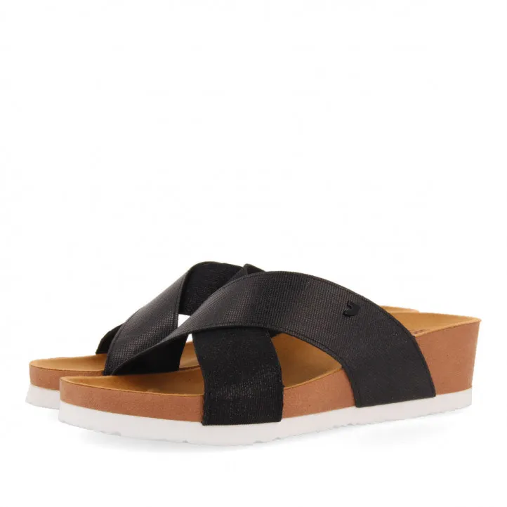 Sandalias cuña Gioseppo con tiras cruzadas segni